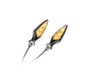 Kellermann Rhombus S Extreme LED Indicator Black Front Pair