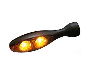 Kellermann Turn signal Micro 1000 ,Dark, LED, black, tinted glass, black for Men