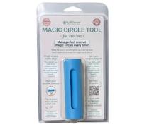 KelliDream Original Magic Circle Crochet Tool w Right & Left-Handed Step by Step Online English Instructions & Videos, Learn How to Make a Magic Circle Stitch w All Yarn Sizes (Blue)
