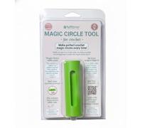 KelliDream Original Magic Circle Crochet Tool w Right & Left-Handed Step by Step Online English Instructions & Video, Learn How to Make a Magic Circle Stitch w All Yarn Sizes (Green)