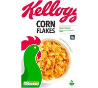 Kellogg’s Corn Flakes Breakfast Cereal 12 x 450 g - Classic Golden Crisp Corn Cereal
