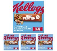 Kellogg’s High Protein Salted Caramel + Almond 4x35g (Pack of 4)