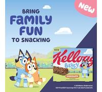 Kellogg's Bluey Chocolate Snack Bar 4x25g