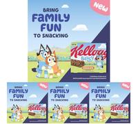 Kellogg's Bluey Chocolate Snack Bar 4x25g (Pack of 4)