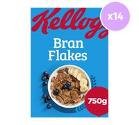 Kellogg's Bran Flakes 750g X14 Boxes