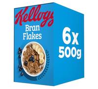 Kellogg's Bran Flakes Breakfast Cereal 6 x 500g (Pack of 6)