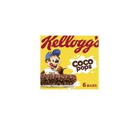 Kellogg's Coco Pops Cereal and Milk Bars Box, 6 x 20g