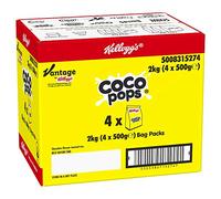 Kelloggs Coco Pops Bag 500g (Pack of 4) 5115274000