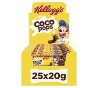 Kellogg's Coco Pops Cereal Milk Snack Bars 25 x 20g (Pack of 25)