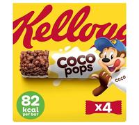 Kellogg's Coco Pops Chocolate Breakfast Cereal Bars 4 x 20g