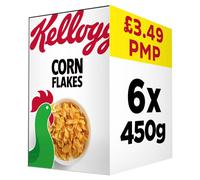 Kellogg's Corn Flakes Cereal 450g ( pack of 6 )