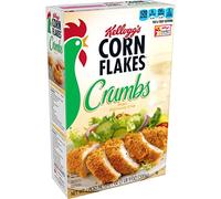 Kellogg's Corn Flakes Crumbs, 8 Vitamins and Minerals, Try in Recipes, Original, 21oz Box (1 Box)