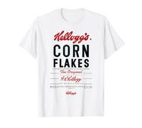 Kellogg's Corn Flakes The Original Breakfast Cereal T-Shirt, Men, White, 4X-Large