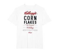 Kellogg's Corn Flakes The Original Breakfast Cereal T-Shirt, Men's Big and Tall, White, 2X Tall