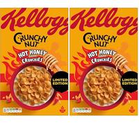 Kellogg's Crunchy Nut Hot Honey Crunchies 420g (Pack of 2)