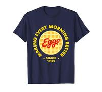 Kellogg's Eggo Breakfast Waffles Making Every Morning Better T-Shirt, Men, Navy Blue, Medium