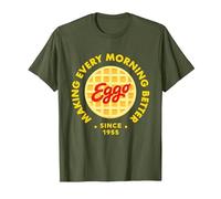 Kellogg's Eggo Breakfast Waffles Making Every Morning Better T-Shirt, Men, Olive Green, X-Large