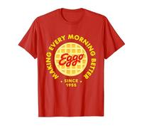 Kellogg's Eggo Breakfast Waffles Making Every Morning Better T-Shirt, Men, Red, Large