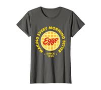 Kellogg's Eggo Breakfast Waffles Making Every Morning Better T-Shirt, Women, Asphalt Grey, 3X-Large