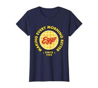 Kellogg's Eggo Breakfast Waffles Making Every Morning Better T-Shirt, Women, Navy Blue, Medium