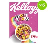 Kellogg's Froot Loops 375g X6 Boxes