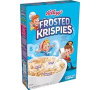 Kellogg's Frosted Krispies Breakfast Cereal, Kids Snacks, Baking Marshmallow Treats, Original, 13oz Box (1 Box)