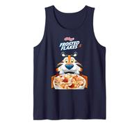 Kellogg's Frosties Frosted Flakes Cereal Tony the Tiger Bowl Tank Top