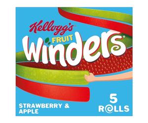 Kellogg's Fruit Winders Doubles Apple Strawberry, 5 x 17g