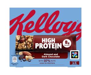 Kellogg's High Protein Almond & Dark Chocolate Snack Bars 4 x 35g