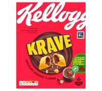 Kellogg's Krave Chocolate Hazelnut Breakfast Cereal Box, 410g