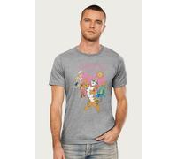 Kelloggs Men's Cereal Breakfast Club Tony the Tiger & Co T-Shirt in Mid Grey | Size: XL Kelloggs Mid Grey XL