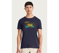 Kelloggs Men's Eggo Breakfast Waffles Retro 80's Freezer Art T-Shirt in Navy | Size: 2XL Kelloggs Navy 2XL