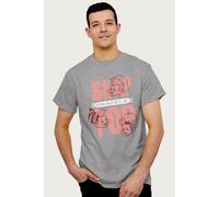 Kelloggs Men's Rice Krispies Cereal Snap Crackle Pop Pop Art T-Shirt in Mid Grey | Size: 2XL Kelloggs Mid Grey 2XL