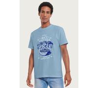 Kelloggs Men's Rice Krispies Retro Snap Crackle Pop T-Shirt in Light Blue | Size: Large Kelloggs Light Blue L