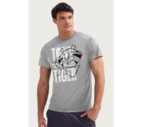 Kelloggs Men's Tony the Tiger Face Sketch Frosted Flakes T-Shirt in Mid Grey | Size: XL Kelloggs Mid Grey XL