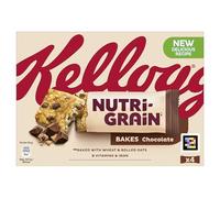 Kellogg's Nutri-Grain Bakes Chocolate Cereal Bake 4 x 45g (Pack of 6)