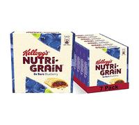 Kellogg's Nutri-Grain Blueberry Flavour Snack Bar Boxes, 7x6x37g