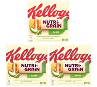 Kellogg's Nutri Grain Fruity Breakfast Bars Apple 6x37g (Pack of 3)