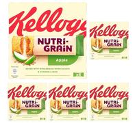 Kellogg's Nutri Grain Fruity Breakfast Bars Apple 6x37g (Pack of 5)