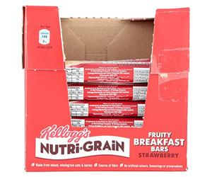 Kellogg's Nutri-grain Strawberry Morning Bar 37 g (Pack of 28)