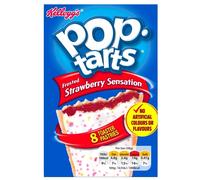 Kelloggs Pop Tarts Frosted Strawberry Sensation, (8 x 48g) 384g