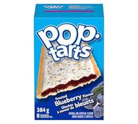 Kellogg's Pop Tarts Toaster Pastries, Frosted Blueberry 8ct, 384g/13.5 oz., Box
