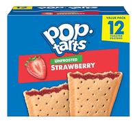 Kellogg's Pop-Tarts Unfrosted Strawberry Pastries - 12ct/20.31oz