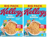 Kellogg's Rice Krispies Breakfast Cereal 660g (Pack of 2)
