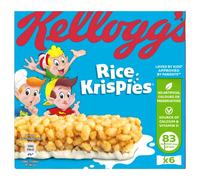Kellogg's Rice Krispies Cereal and Milk Bar Box, 6 x 20g