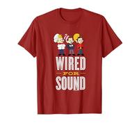 Kellogg's Rice Krispies Snap Crackle Pop Wired For Sound T-Shirt