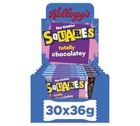 Kellogg's Rice Krispies Squares Cereal Bar Totally Chocolate, 36g (Pack of 30)