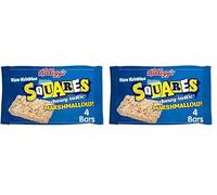 Kellogg's Rice Krispies Squares Marshmallow Snack Bars Box, 4 x 28g (Pack of 2)