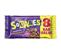 Kellogg's Rice Krispies Squares Totally Chocolatey 8 Cereal Bars, Pack of 5
