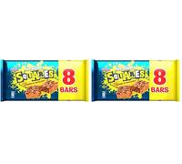 Kellogg's Rice Krispries Curious Squares Caramel & Chocolate 8 x 36g (288g) (Pack of 2)